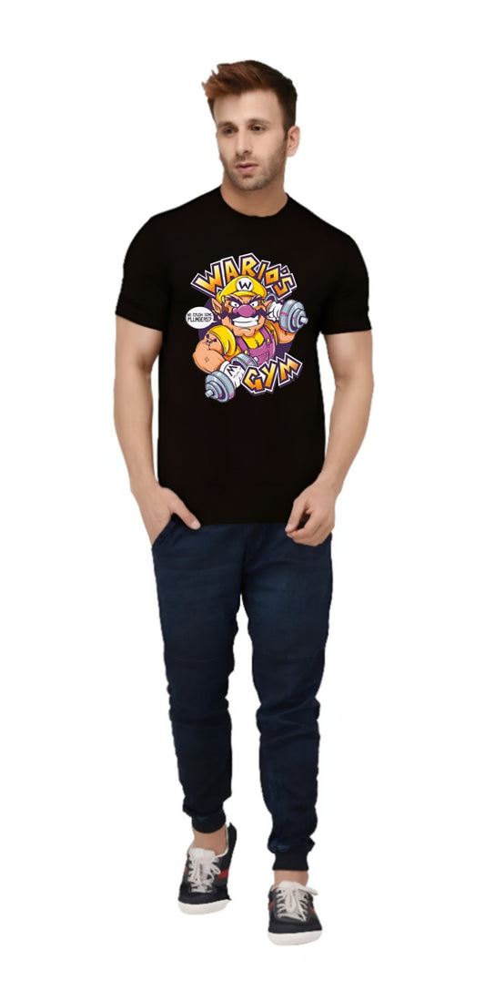 Black Gym Warriors design tshirt
