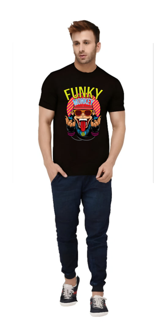 Funky Design black tshirt